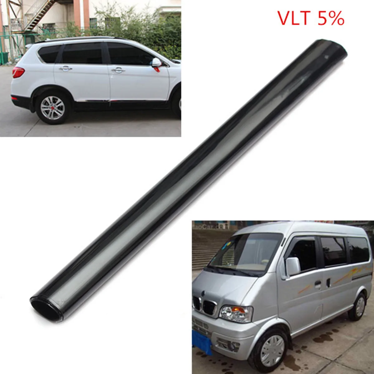 Autoleader 50x600 см Автомобильная оконная Тонировочная пленка стекло VLT 5% Авто Дом коммерческий декоративная пленка рядовые черные оконные оттенки