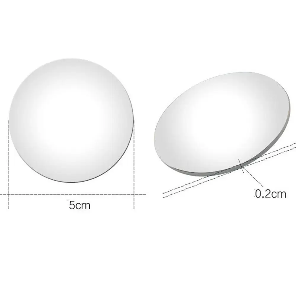 2 шт./лот дешевый 360 градусов зеркала автомобиля Широкий формат Круглый выпуклый Слепое пятно зеркало для парковки зеркало заднего вида дождь тенты