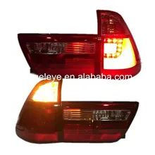 Для BMW X5 E53 светодиодные ленты задний светильник s задний светильник 1998-2002 год красный цвет JY