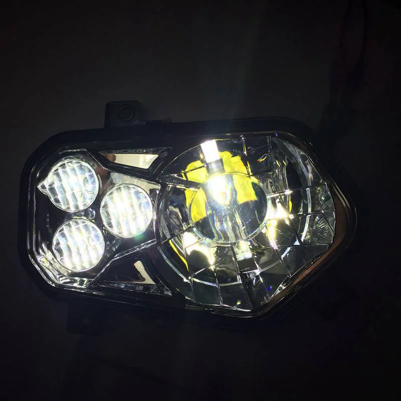 Аксессуары для ATV светодиодный светильник s Atv головной светильник s Polaris RZR XP 900 светодиодный головной светильник Polaris RZR 800 светодиодный черный проектор фары