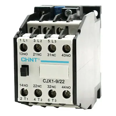 CJX1-9/22 контактор переменного тока 220 V/50 HZ 264 V/60 Гц катушки 3-фазный 2NC 2NO