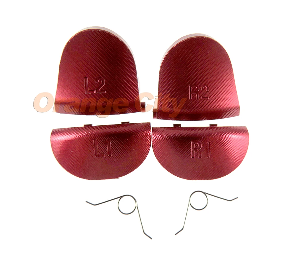 1 Набор Цветной алюминиевый сплав металла L1 R1 L2 R2 спусковой кнопки с пружинным