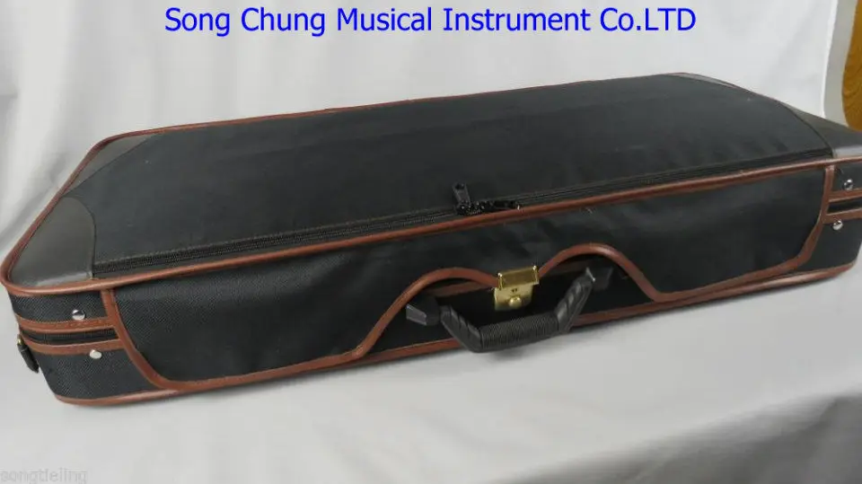 

Nice black double case of 1pcs violins and 1pcs viola