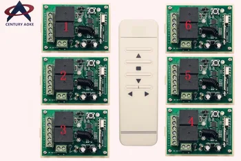 

CENTURY AOKE Tubular motor garage door / projection screen / shutters DC12V RF Wireless Remote Control switch & 6* Receivers