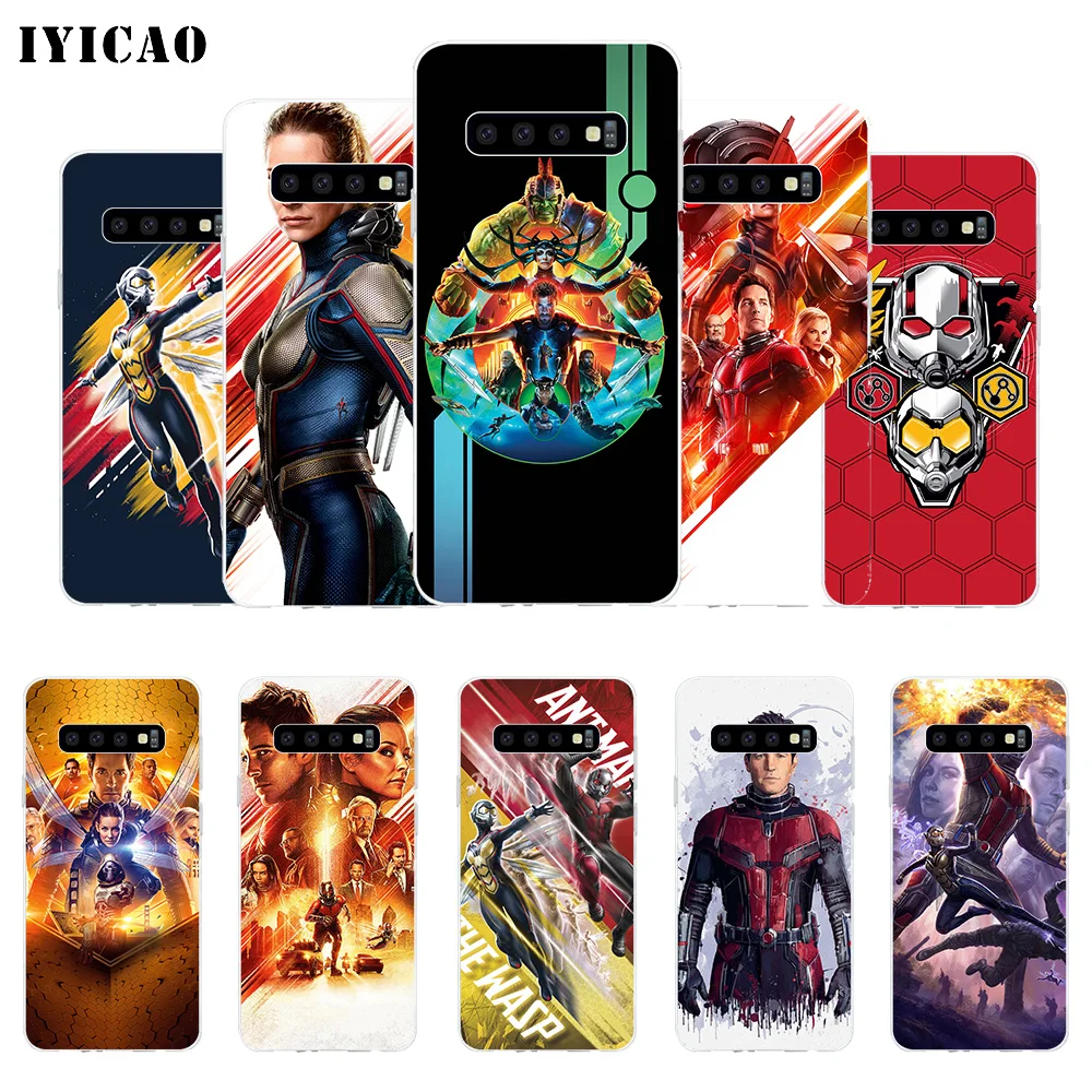 IYICAO Ant-Man и ОСА Мягкий силиконовый чехол для телефона Samsung Galaxy S10e S10 S9 S8 Plus S7 Edge TPU |