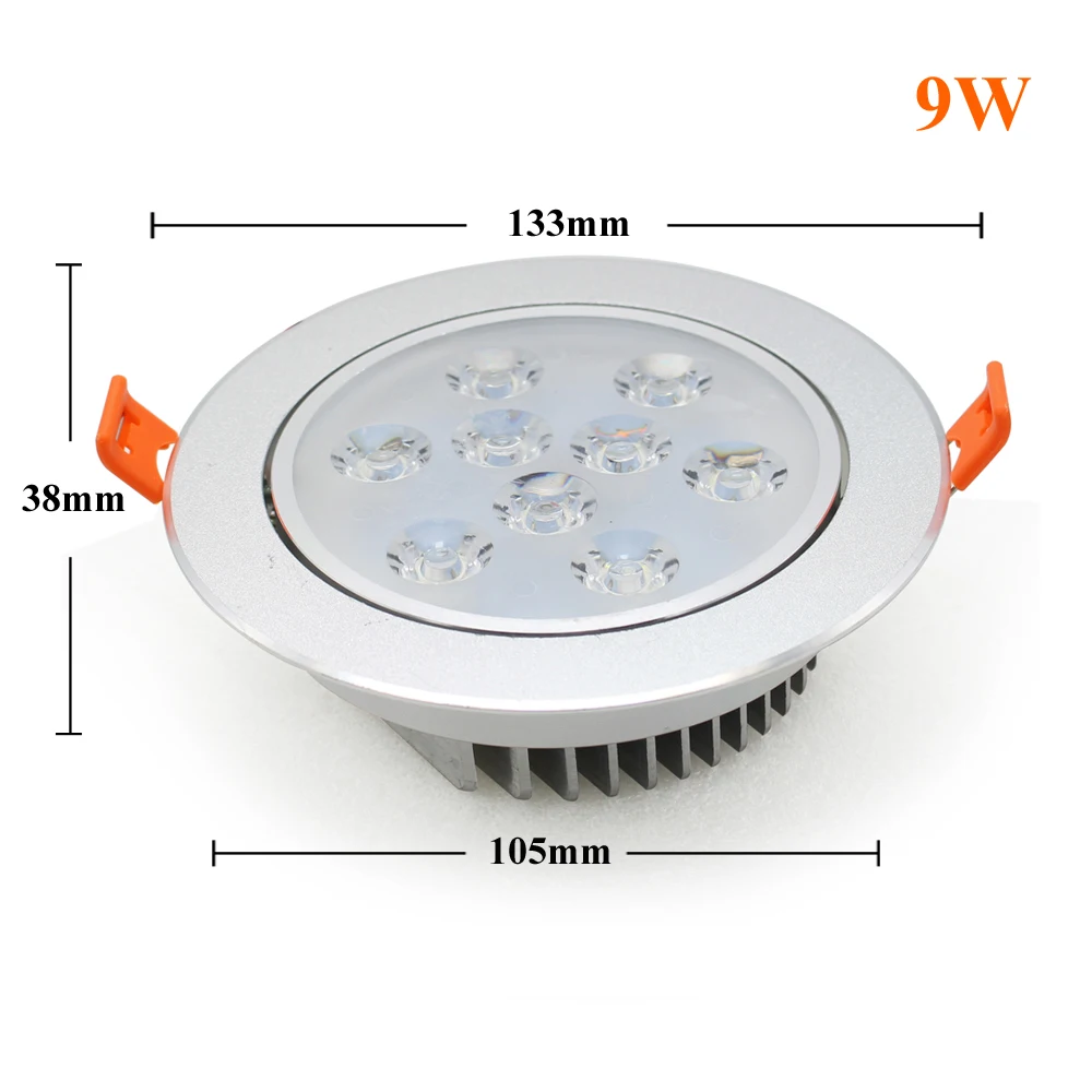 led ceiling down light 9w