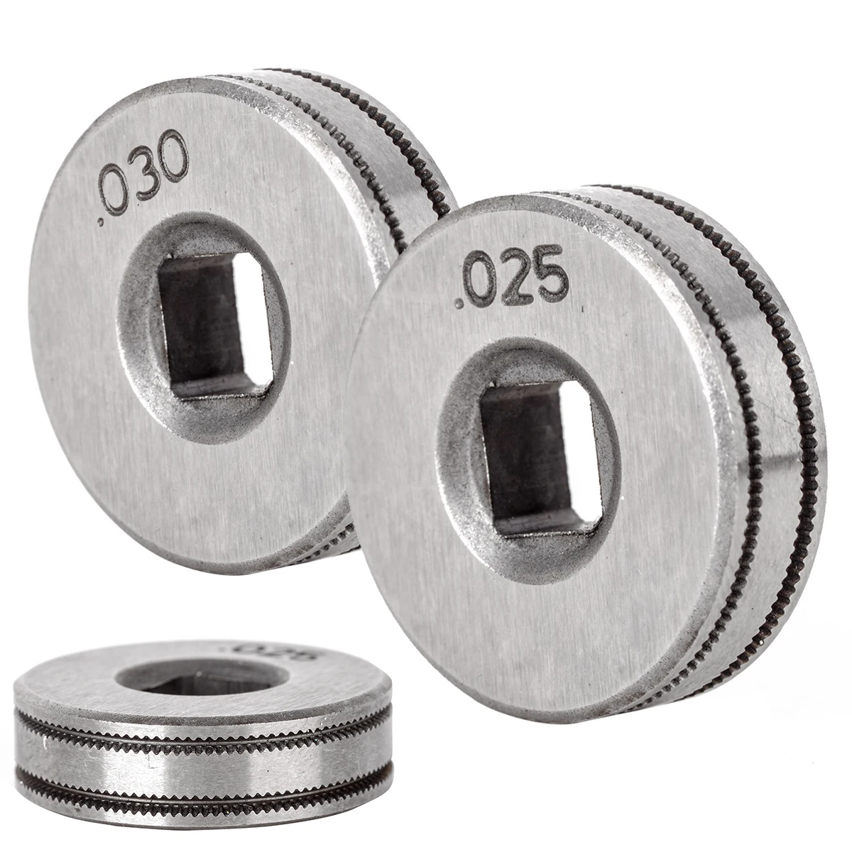 

1pc Iron Steel Wire Feed Roller 25mm Diameter Mig Welder Wire Feed Drive Roller Roll Wheel Kits .023".030" for Welding Machine