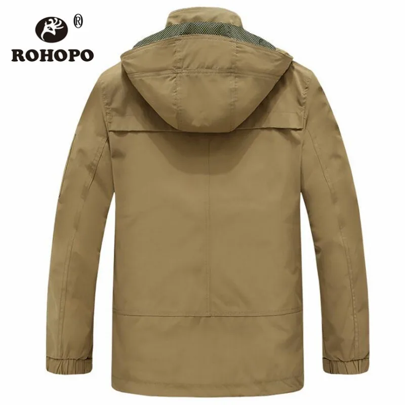 Military Cotton Jacket Overcoat Man Autumn Spring Male Top Quality Windbreaker 4XL 3XL to M male Long Coat Militar Motorcycle