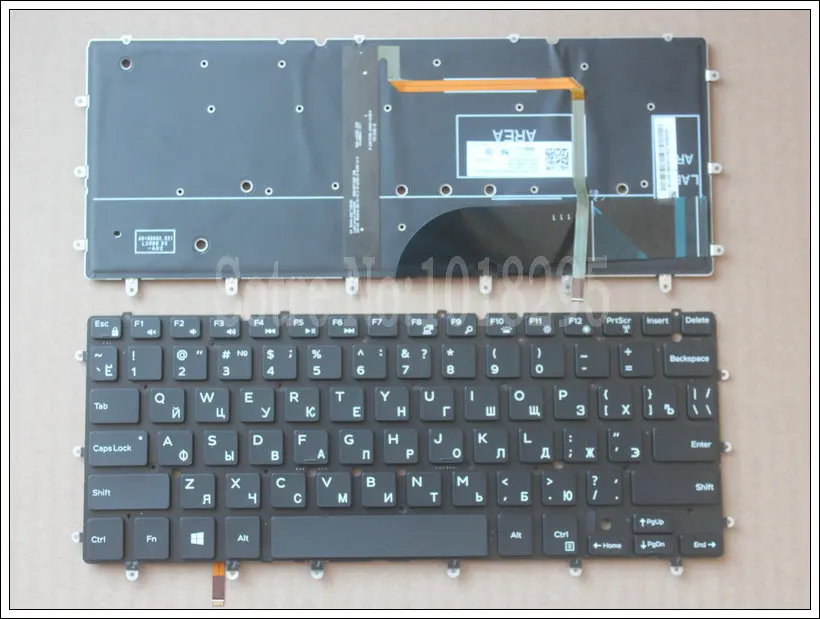 

NEW Replacement For Dell Inspiron 13 7347 7348 0DRCJG RU Russian Laptop Keyboard Backlit
