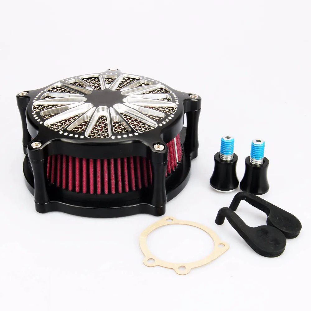 

Motorcycle Parts new Cut Edge Air Cleaner Intake Filter System Kit For Harley Sportster 883 XLH1200 2004-2015 Models