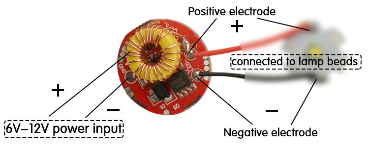 21,5 мм велосипедный светильник DIY 2A DC8.4V T6 U2 XML XPL велосипедный светильник головной светильник драйвер Интегральная монтажная плата аксессуар(упаковка из 2 шт