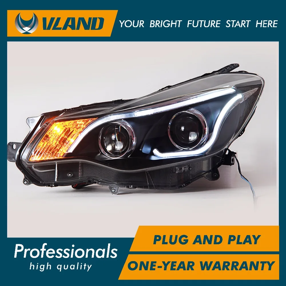 VLAND manufacturer for Car head lamp for XV LED Headlight 2011 2014 for XVHead light with H7
