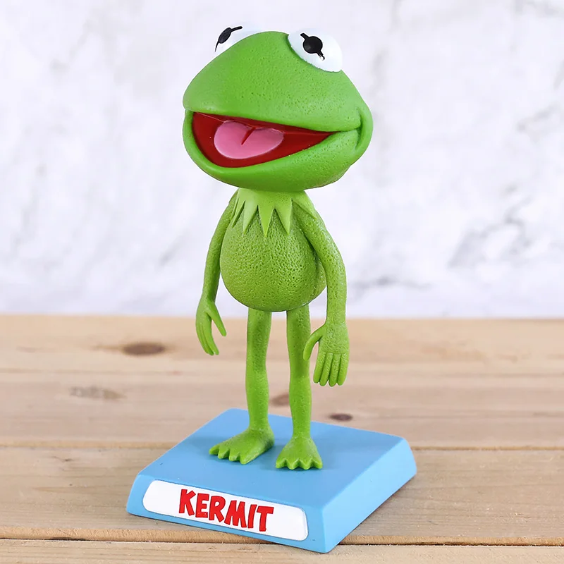 

The Muppets Kermit The Frog PVC Bobblehead Nodder Figure Shaking Head Doll Car Ornament Decoration