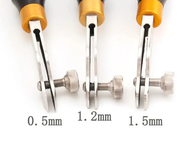 Регулируемый инструмент для сгибания кожаных краев ручной работы из 304 нержавеющей стали полированная отделка пресс для маркировки краев