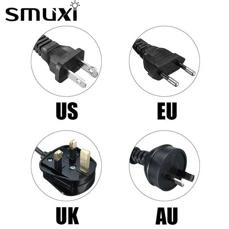 Smuxi US/EU/UK/AU вилка 1/1. 2/1. 8/2 M E14 основание светильника Электрический Мощность с диммером провод с переключателем для лампа из гималайской соли черного и белого цвета