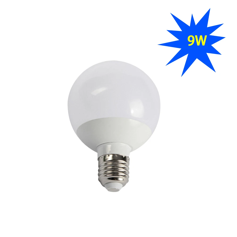 Светодиодный GLE 9 Вт светодиодный Глобусы накаливания E27 светодиодный Лампочки Нерегулируемых светодиодный лампы дневного света белый