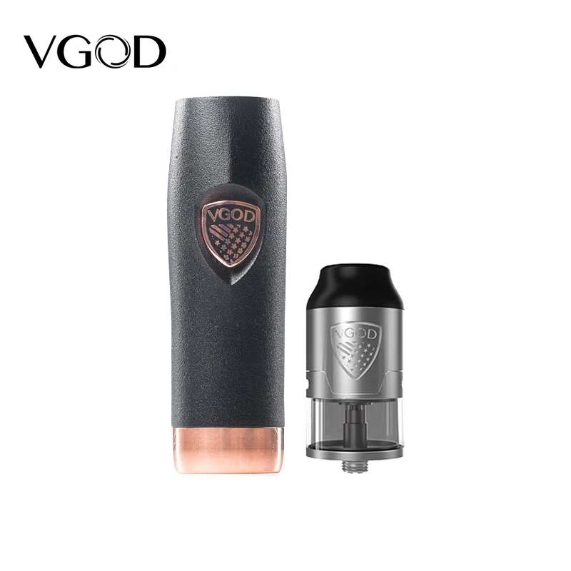 Электроник Sigara VGOD Elite Mech коробка мод с Чехол Vape с 4 мл VGOD Elite RDTA Ремонтопригодный капельный распылитель - Цвет: Mod with RDTA SS