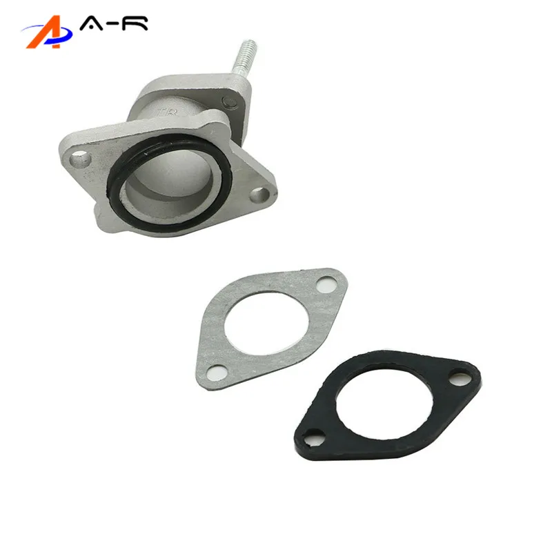 

Aluminum Rubber Carburetor Intake Interface Manifold Pipe For honda CG125 GY 156FMI 157FMI ZJ125 ZJ 125