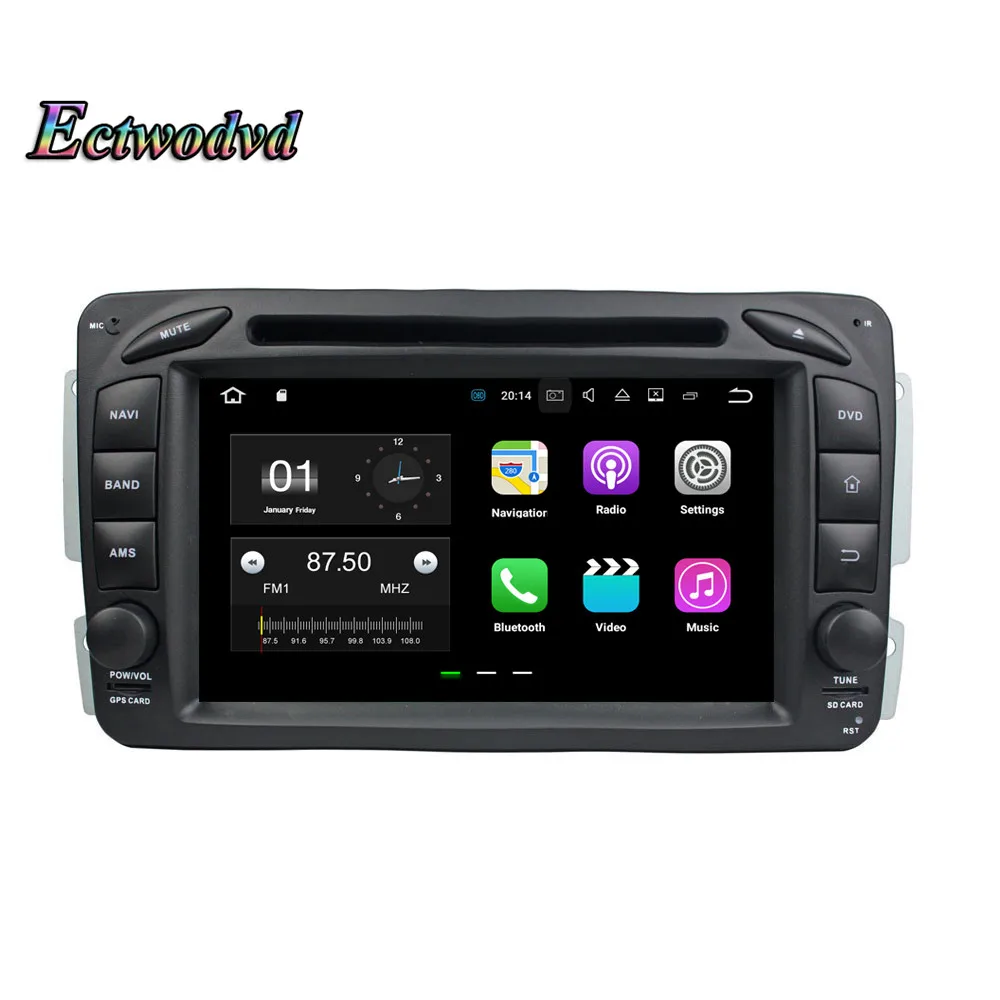 Cheap Ectwodvd Octa Core Android 9.0 Car Multimedia DVD Player for Benz E-Class W210 (1998-2001) for Benz A-Class W168 (1998-2001) 14