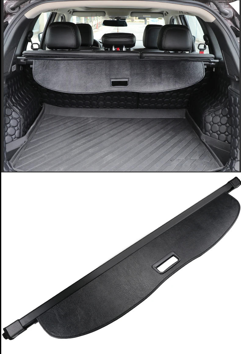 Lsrtw2017 волокна кожи пластик багажник автомобиля занавес крышка для renault koleos kadjar