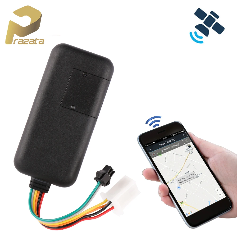 Автомобильный GPS трекер Prazata локатор с GSM дистанционным отключением подачи