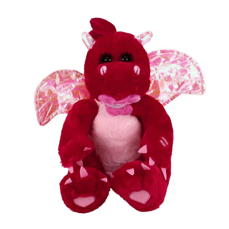 Sozzy 2018 Shake Sayap Dinosaurus Mainan Mewah Bernyanyi Boneka