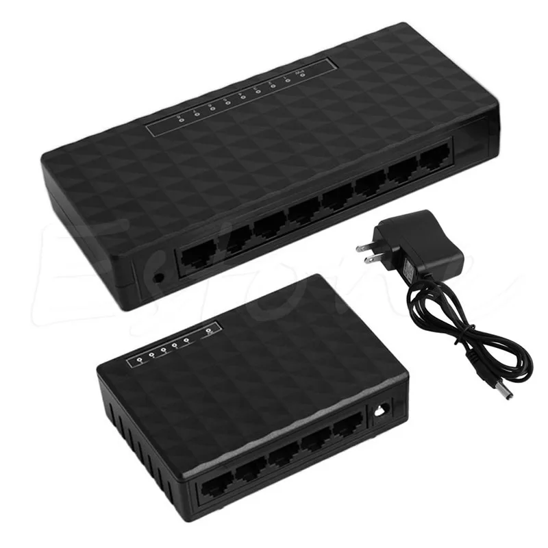 

8-port 10/100Mbps Ethernet Network Desktop Switch US Plug