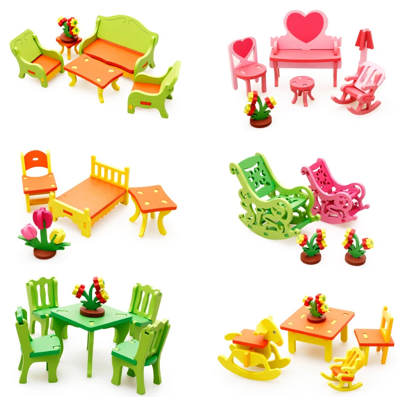 Mwz 3d تجميع الأثاث الخشبي لعب مجموعة ل دمية الأطفال كلاسيكي نتظاهر لعبة خشبية التعليمية تجميع الهدايا Mwz 3d تجميع الأثاث الخشبي لعب مجموعة ل دمية الأطفال كلاسيكي نتظاهر لعبة خشبية التعليمية تجميع الهدايا