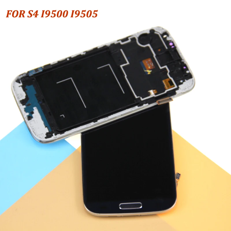 I9500 хорошие рабочие ЖК дисплей Дисплей + Сенсорный экран для samsung Galaxy S4 GT I9505 i337