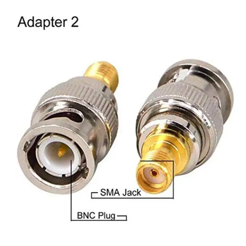 4 шт. BNC Женский к SMA штекерные разъемы rf-разъем адаптер штекер Тестовый конвертер набор