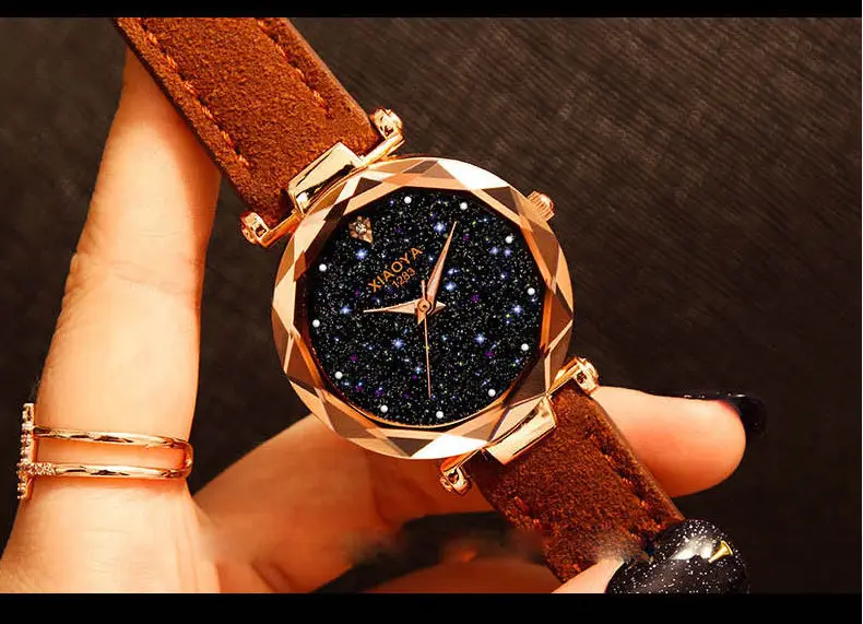 Женские часы-браслет Роскошные Relogio Feminino звездное небо наручные часы для женщин Reloj Mujer Wach дропшиппинг