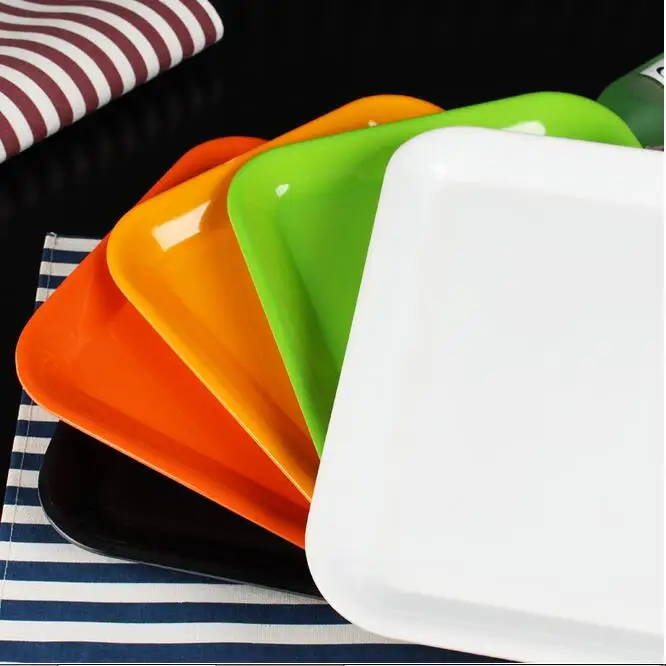 Colorful Party Melamine Chip and Dip Server Tray Set Valentine Day Gift Easter Basket Stuffer