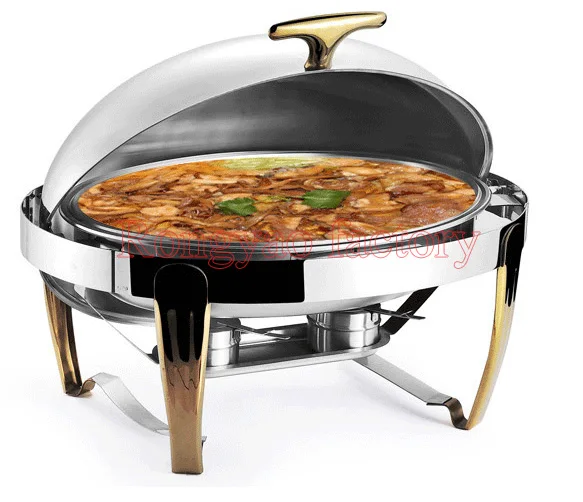 

Stainless Steel Meal Furnace Flip Rotate 180 Degree Cover Thickened Body High Quality No Coating Alcohol Or Electric Furnance