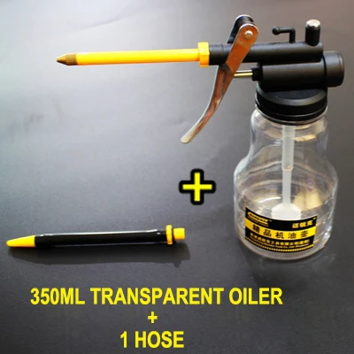 Масло под высоким давлением бак насос масляного резервуара шланг машина резервуар для масла смазочный пистолет-распылитель краска банки ремонт ручного инструмента - Цвет: 350ml tr with hose