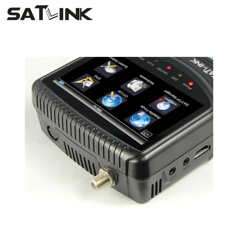 Satlink WS 6960 4 3 дюймовый ЖК DVB S2 HD спутниковый Finder измеритель сигнала ws6960|finder|finder