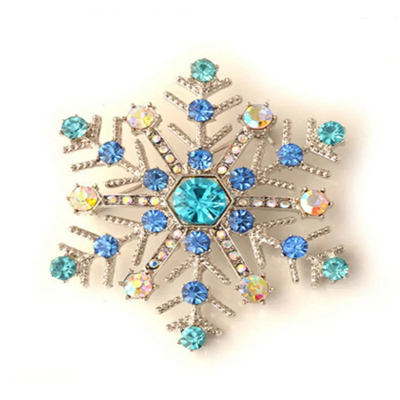 

Gofuly 2017 Snowflake Charms Pendants Pins Christmas Brooch Women Brooches Pins Decoration Xmas Merry Xmas Gifts Pretty Cute We