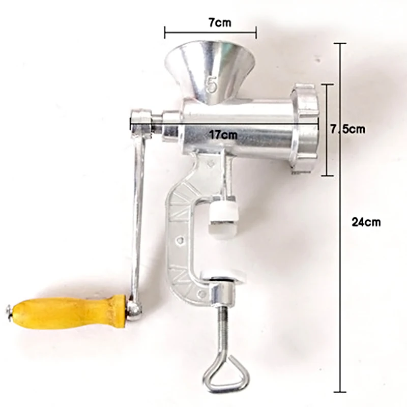 Ручной Мясорубка из алюминиевого сплава для приготовления мяса, колбасы, лапши, кухонных принадлежностей