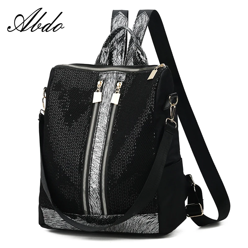 

Backpack 2019 spring and summer new fashion sequins package youth girl student bag luxury top high quality leisure travel bag cl
