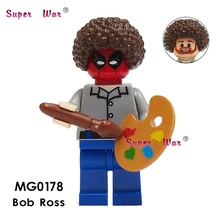 Один Мстители эндшпиль Боб Росс Железный человек Капитан Америка Тор Тони Старк Валькирия Marvel строительные блоки детские игрушки