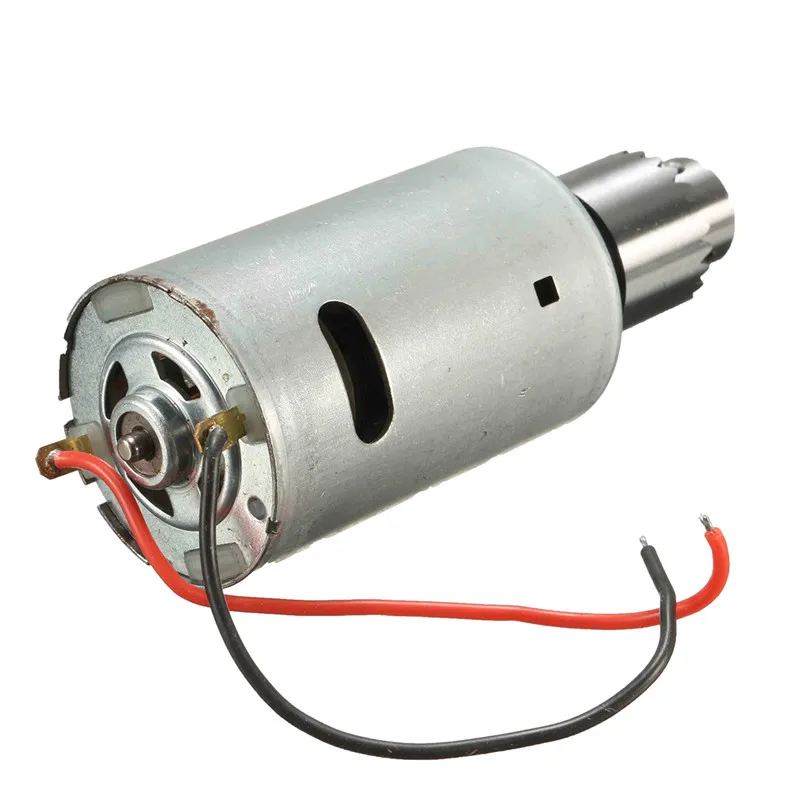 DIY электрическая ручная дрель DC 12V 24V 555 двигатель с высоким крутящим моментом 12000