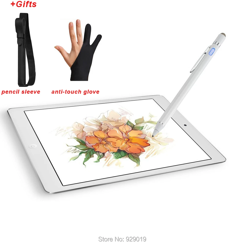 

2 in 1 Capacitive Stylus Pen Metal Drawing Pen Touch Screen Stylus Pen For Smart Phone Tablet PC for Apple iPhone iPad Pencil