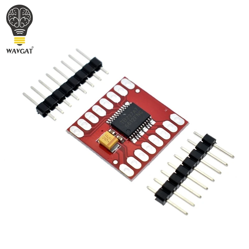 

WAVGAT TB6612 Dual Motor Driver 1A TB6612FNG for Arduino Microcontroller Better than L298N