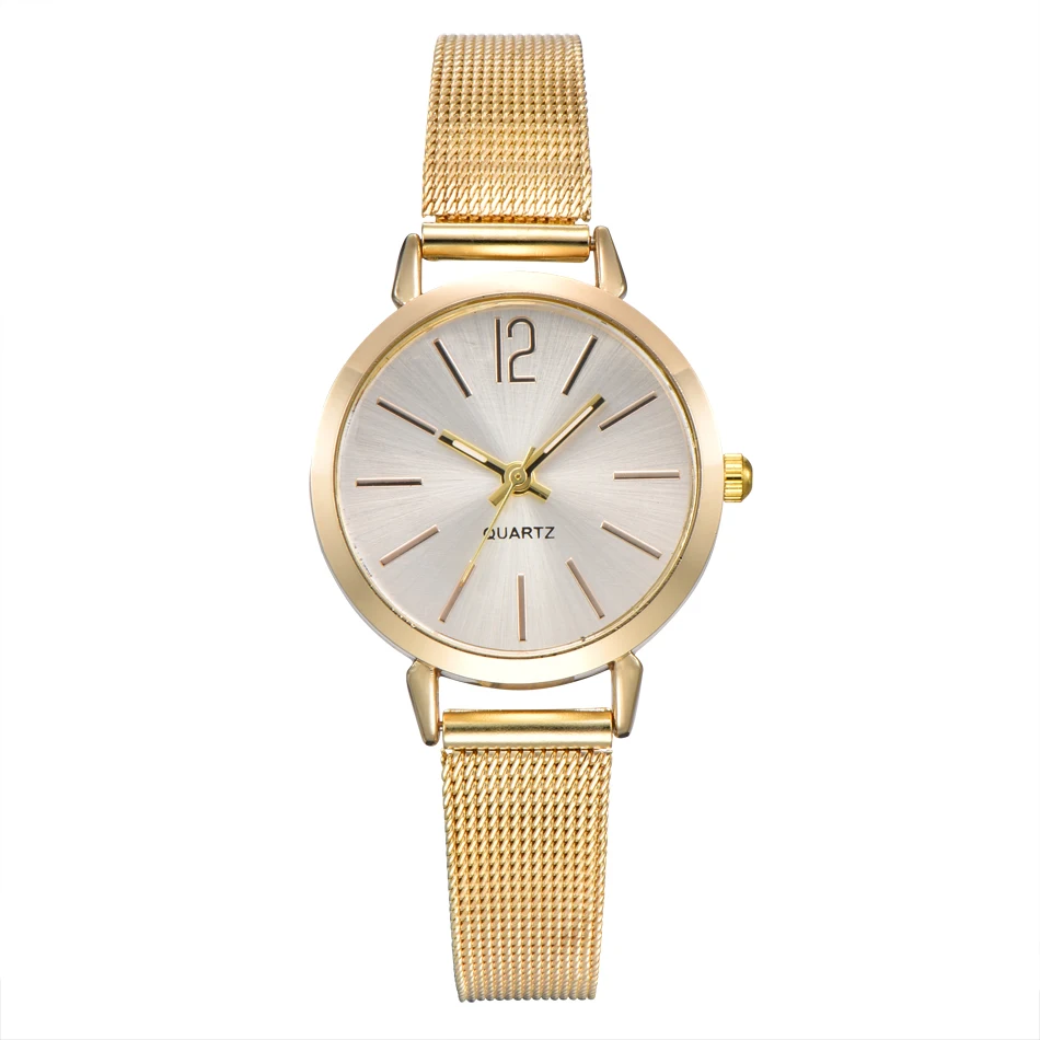 

Small Face Mesh Steel Fashion Women's Watches Simple Design Ladies Quartz Clock Female New Bracelet Wrist Watch reloj mujer