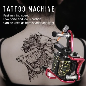 

6000Rpm Tattoo Machine Professional Tattooing Shader & Liner Machine Gun for Tattoo Supplies Body Art Permanent Makeup Tool