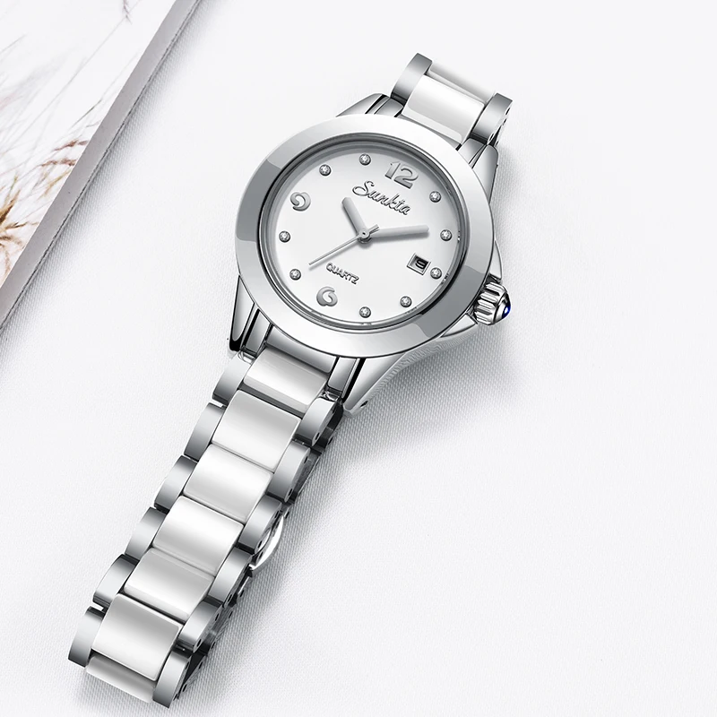 Relogio Feminino SUNKTA Для женщин часы Водонепроницаемый Топ Роскошные Брендовые Часы с