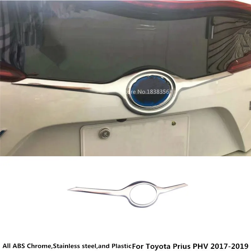 Для Toyota Prius PHV 2017 2018 2019 Автомобильная Наклейка ABS хромированная для задней двери