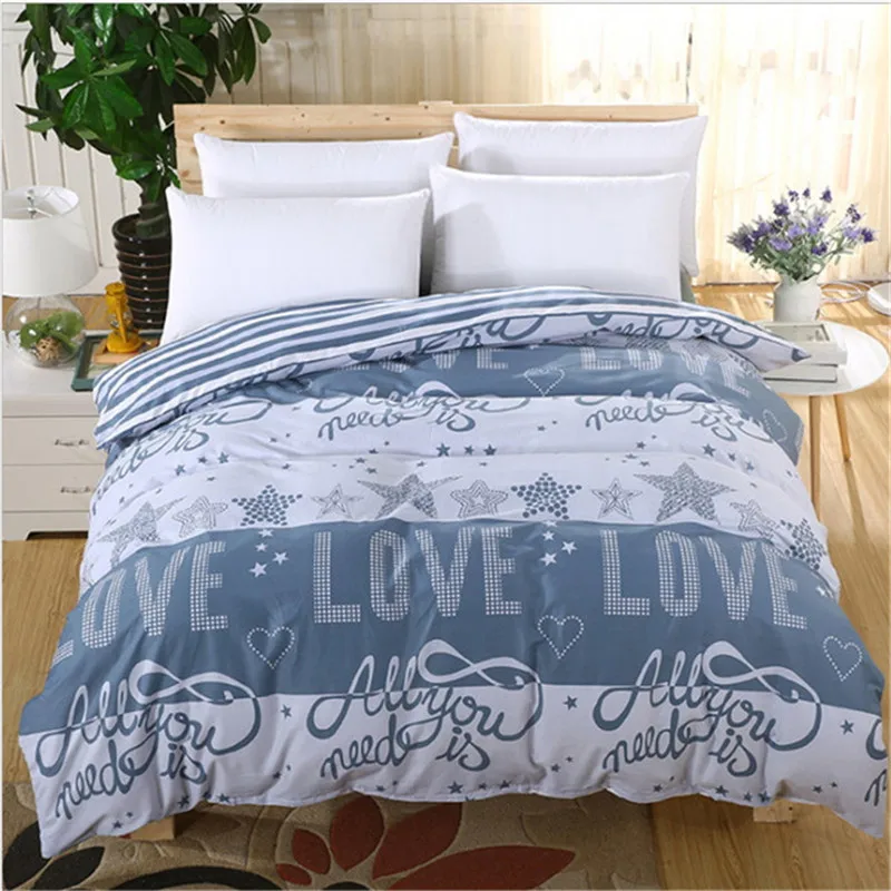 

2017 cartoon design comfortable quilt cover /100% cotton hotel quilt covers/soft quilt cover size 200*230cm