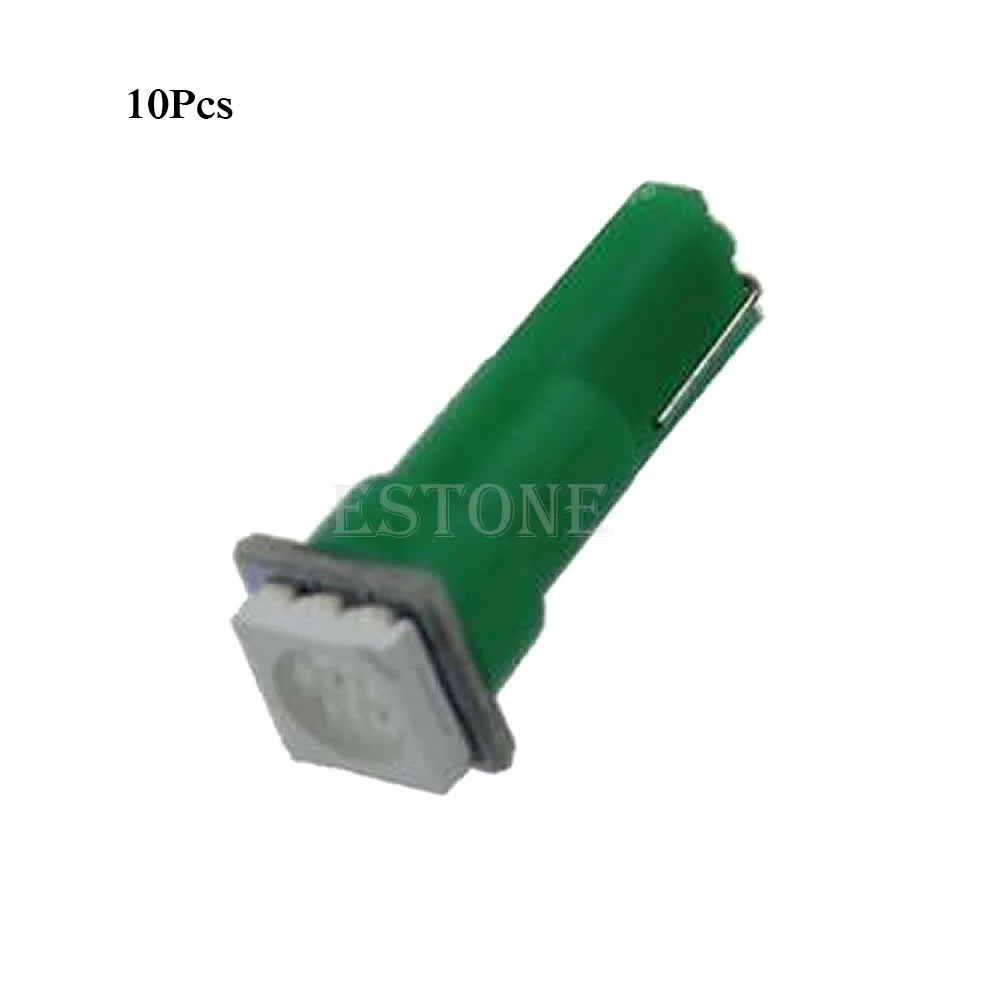 

10Pcs T5 5050 1SMD Led Bulbs For Dashboard Gauge Light 70 73 74 2721 17 19QD