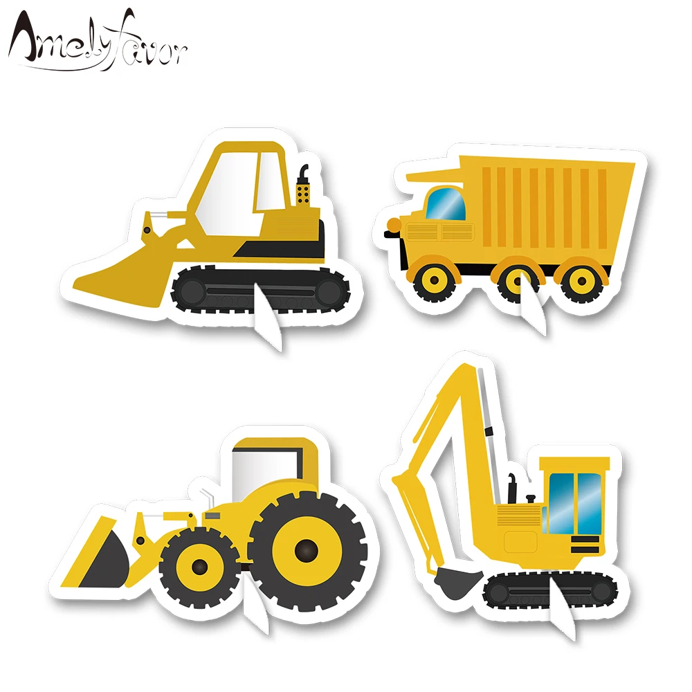 

Construction Trucks Theme Party Table Centerpiece Digger Decorations Kids Event Birthday Party Decorations Supplies