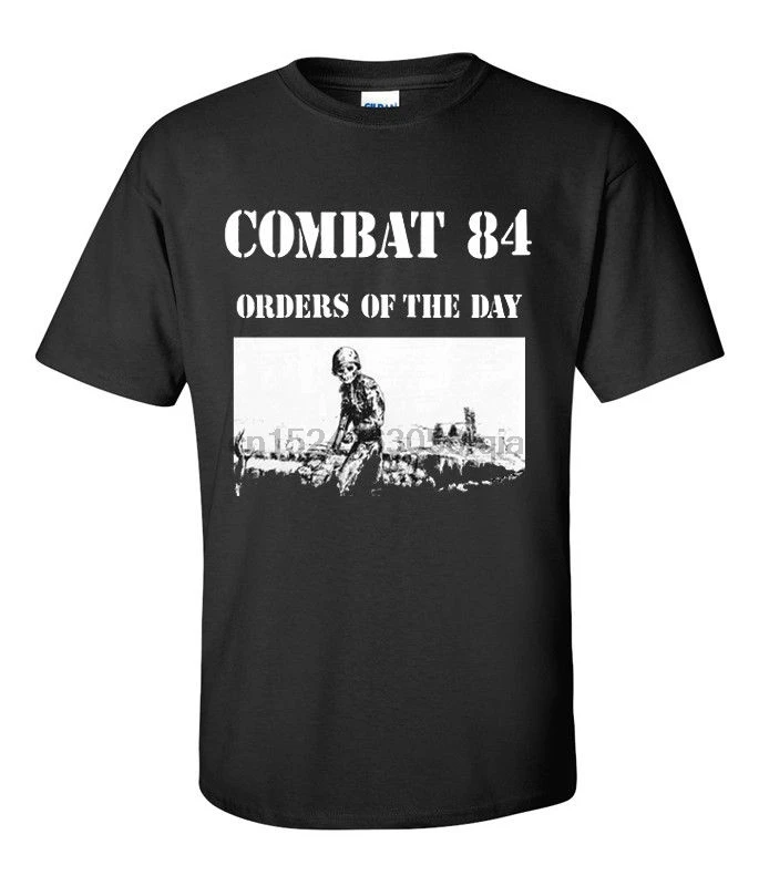 

COMBAT 84 ORDERS OF THE DAY T SHIRT skinhead oi! music size S M L XL 2X 3X 4X 5X